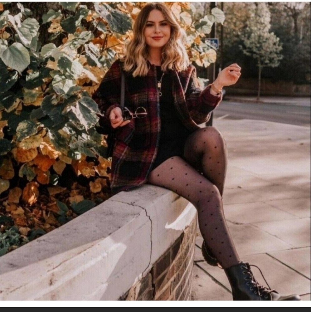 [zara] oversized blogger favorite plaid shacket.  S-M - Picture 13 of 14